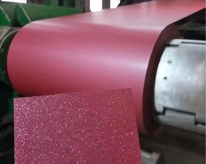 لفائف معدنية مطلية بالألوان بأسعار منخفضة، لفائف فولاذية مطلية بالألوان PPGI، لفائف فولاذية مطلية بالألوان RAL8017 و RAL9002، لفائف فولاذية PPGI غير لامعة - Product Image 3