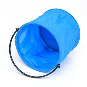 <b>Folding</b> <b>Bucket</b> Plastic Round 13x14Cm Multifunction For Art Supplies And Outdoor Use - Product Image 4