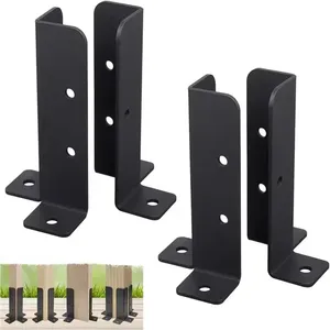 Soportes <span class=keywords><strong>de</strong></span> metal fijos para pilotes <span class=keywords><strong>de</strong></span> madera <span class=keywords><strong>de</strong></span> interior y exterior para proteger las esquinas - Product Image 2