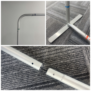 Soporte de tela lavable de 250GSM de punto por urdimbre para estudio fotográfico portátil con sublimación de tinta, 8x8 pies, con marco de aluminio para recepción de bodas - Product Image 3