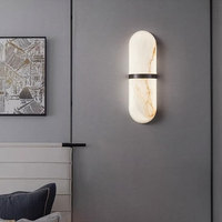 Lampe murale LED en marbre flocon de neige moderne personnalisée VH Factory, taille personnalisée pour chambre à coucher, hôtel, restaurant, villa, éclairage décoratif