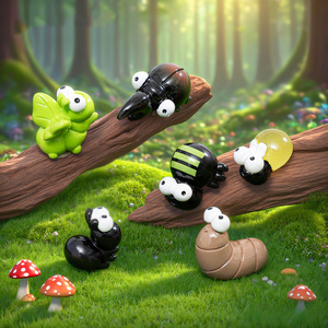 Miniature di Insetti e Ragni in Resina, Statuette di Animali, Ornamenti da Scrivania per Giardini Fatati, Accessori per Paesaggi e Decorazioni per Acquari - Product Image 1