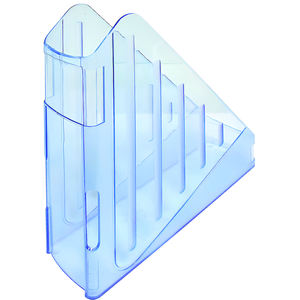 ARDA - Portariviste Classico 27x7,5 cm Blu Trasparente - Product Image 1