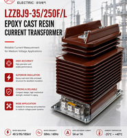 Transformateur de courant LZZBJ9-35/250F-L 35kV 15-2500A 0.2S/5P20 CT pour appareillage de commutation