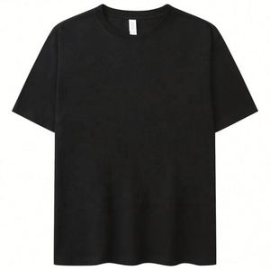 เสื้อยืดคอตตอน 100% แบบยูนิเซ็กซ์ แฟชั่นใหม่สำหรับฤดูร้อน ตัวอย่างสั่งทำพิเศษ 230 กรัม ทรงหลวมไหล่ตก เสื้อยืดเปล่า - Product Image 2