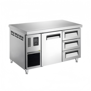 Frigorifero a cassetto sottobanco in acciaio inossidabile di alta qualità con raffreddamento diretto per alimenti surgelati, uso commerciale in <span class=keywords><strong>cucina</strong></span> - Product Image 1