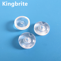 Lentille LED asphérique PMMA plano-convexe 2835 3030 pour panneau lumineux, rétroéclairage TV, 180 degrés, IP67