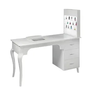 Cheap Price Modern Nail Salon Furniture Nail Table Used Manicure Table For Beauty Salon