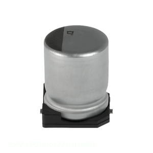 Condensateur SMD à montage en surface 220 µF 20 % 35 V, distributeur agréé, EMVY350ARA221MHA0G, CAP ALUM 220UF - Product Image 1