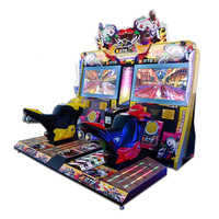 Simulateur de course de moto, machine d'arcade, écran LCD 42 pouces, fonctionnement à monnayeur, garantie 1 an, puissance 300W
