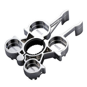Outil de démontage d'aérateur multi-usages, clé de robinet réglable 12 en 1 pour cuisine et salle de bain, en alliage, taille métrique - Product Image 2