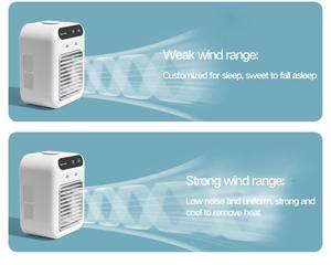 Mini-ventilateur rafraîchisseur d'air portable en gros – Ventilateur personnel compact pour la maison, le bureau, le dortoir et les voyages - Product Image 4