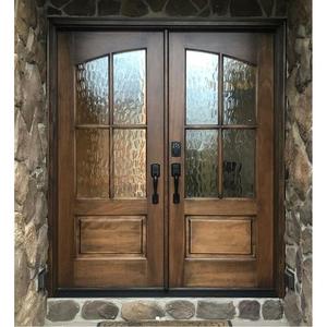 <span class=keywords><strong>Puertas</strong></span> de madera de doble entrada, accesorio decorativo de alta calidad para exterior - Product Image 5