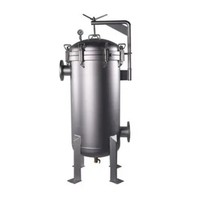 Boîtier de filtre à sac en acier inoxydable 304/316L personnalisable, 500 L/heure, garantie 1 an, pour la filtration des eaux usées