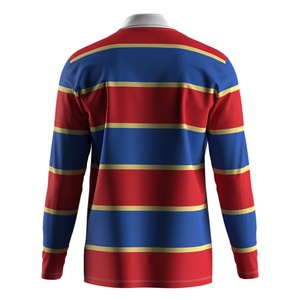 Polo de rugby à séchage rapide, conçu pour la performance, tissu anti-rétrécissement, manches courtes, conçu pour le confort et la flexibilité - Product Image 2