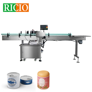 Étiqueteuse automatique verticale RICIO à adhésion automatique, design compact haute vitesse, machine d'étiquetage rotative pour métal/<span class=keywords><strong>verre</strong></span> - Product Image 1