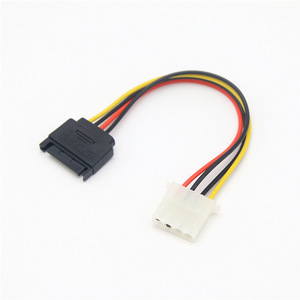 Sata 15P Male To 4P Female <b>Power</b> <b>Cable</b> Adapter For Computer Ide To Sata Interface Copper Wire 1x0.5 Mm - Product Image 1