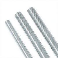 High Quality Low Carbon Steel Galvanized Zinc Plated Fully Stud Thread Left Hand Metric Thread Rod M8 DIN975/DIN976 3-Year