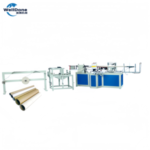 Welldone doku kağıt tüp yapma makinesi Spiral kağıt ana kesme makinesi makine yüksek hızlı çekirdek sarıcı için bambu hamuru - Product Image 4