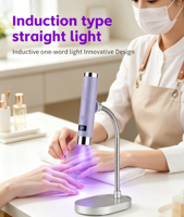 Lampe à ongles intelligente AI SNRQI, personnalisable en usine, à prix abordable, avec logo personnalisé, pour vernis gel, source lumineuse double 365nm+405nm