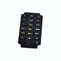 Claviers en caoutchouc silicone personnalisés, divers, multicolores, adhésifs conducteurs, haute durabilité, certifiés RoHS pour les consommateurs