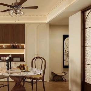 Muebles de Comedor de Madera Estilo Medieval Francés Personalizables, Armarios de Almacenamiento para Decoración de Salas de Estar en Villas - Product Image 6