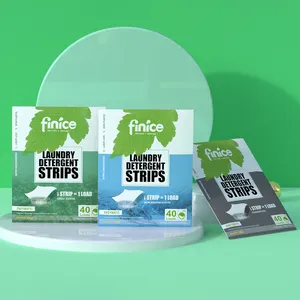 FINICE – bandes de lessive écologiques, papier à lessive, feuilles de lessive