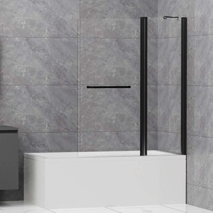 Vendita Diretta dalla Fabbrica, Schermo per <span class=keywords><strong>Vasca</strong></span> <span class=keywords><strong>da</strong></span> <span class=keywords><strong>Bagno</strong></span> in Acrilico Pieghevole di Alta Qualità con Telaio in Alluminio Rettangolare - Product Image 1