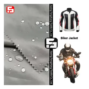 2022 Fengshang 100% nylon 2/2 twill weave oxford garment manufacturers sublimated cloth supplier other fabric for biker jacket