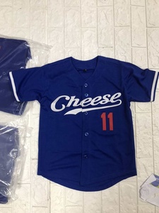 Maglia da Baseball Americana Personalizzabile con Nome e Numero, Cucita, Colore Blu, Stile Squadre di Los Angeles - Product Image 4