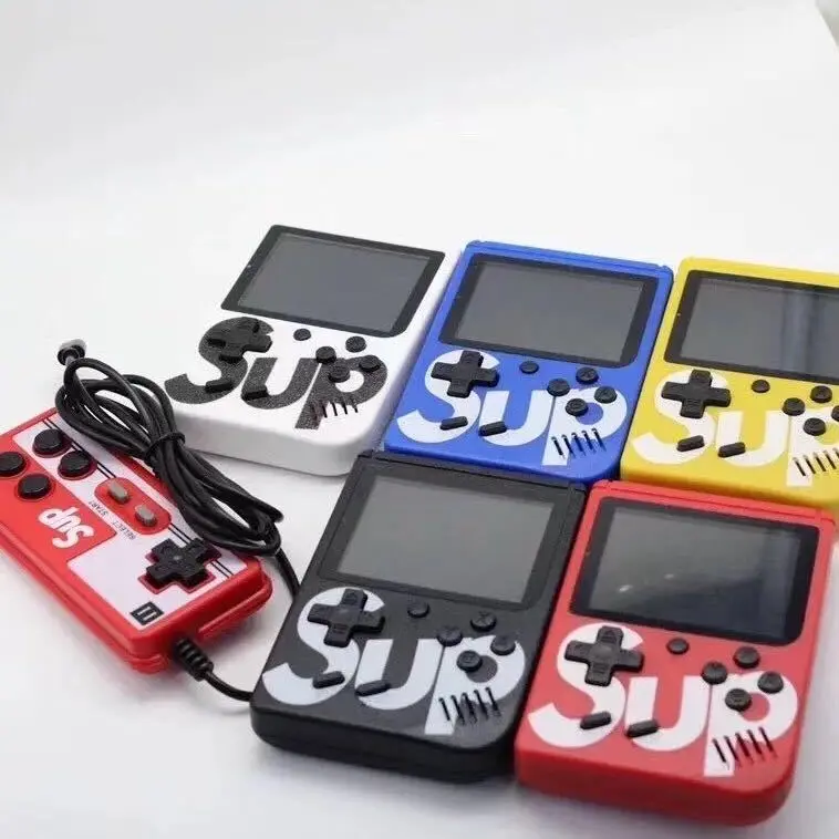 SUP colors Game Box Handheld 400 in 1 Children Game Console Gifts for kids Mini Game Single and Double Player