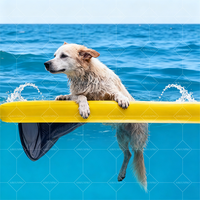 Rampe gonflable en PVC de qualité commerciale pour bateaux et animaux de compagnie, installation facile pour les grands chiens pour la maison, parc aquatique, attractions, vente en gros