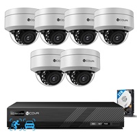 8Ch 6X 8MP 4K Outdoor IK10 Dome Audio AI Menschliche Erkennung Nachtsicht 8-Kanal-IP-Überwachungskamera CCTV-Überwachungs system OEM