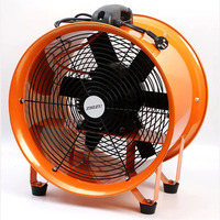 Ventilateur portatif de ventilateur d'espace confiné avec les ventilateurs d'extraction axiaux portatifs de tube de conduit