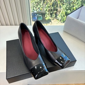 Tacones Altos de Plataforma con Punta Plana de Media Luna, Estilo Clásico, con Cierre, de Alta Calidad, Línea Nueva de Lujo para Primavera/Verano - Product Image 3