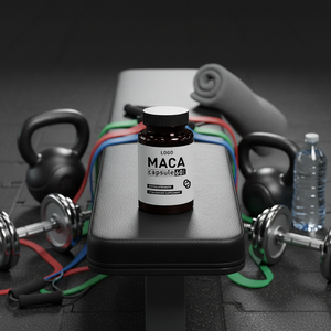 แคปซูลบำรุงร่างกายสำหรับผู้ชาย มาคา นูทริชั่น เพิ่มพลังงาน บำรุงเส้นผม เสริมภูมิคุ้มกัน ต้านอนุมูลอิสระ ผลิตภัณฑ์สมุนไพรแบบ OEM 60 แคปซูล - Product Image 1