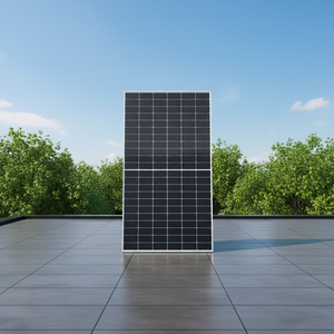 Panel <span class=keywords><strong>Solar</strong></span> Monocristalino de Silicio de 650W, Media Celda PERC, Alta Eficiencia, Servicio OEM, 2384*1303*35 - Product Image 1
