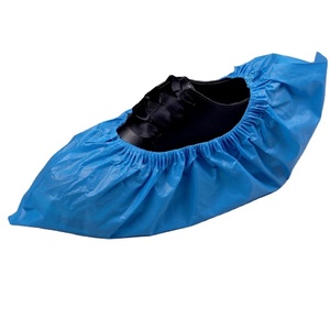 Penutup sepatu cpe sekali pakai plastik bedah penutup sepatu pe tahan air - Product Image 1