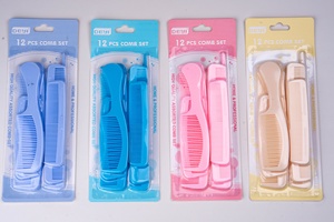 Nhà Máy Trực Tiếp 12-Mảnh Hộ Gia Đình Thiết Lập Nhựa Tạo Kiểu Tóc Lược Đa-Mục Đích Làm Tóc Đuôi Lược Cho Nhà Thông Thường Lược - Product Image 6