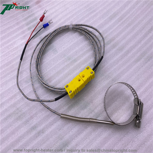 Sonde de température de type K en forme de pince et thermocouple de type K pour usage industriel, diamètre <span class=keywords><strong>80</strong></span> <span class=keywords><strong>mm</strong></span> - Product Image 6