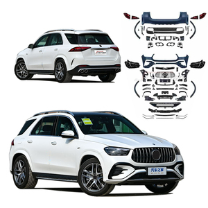 Kit de Carrocería de Material PP ABS para Benz W167 <span class=keywords><strong>GLE</strong></span> 350 <span class=keywords><strong>450</strong></span> <span class=keywords><strong>4MATIC</strong></span>, Mejora al Estilo GLE53 <span class=keywords><strong>AMG</strong></span>, Venta Caliente de Fábrica - Product Image 1