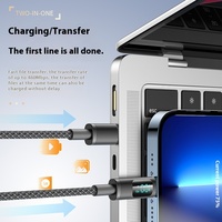 Cable PD de carga rápida Dual tipo C de 100W, Cable DE DATOS DE PANTALLA Digital para Apple iPad 15, cargador de tableta, cámara de aluminio, ordenador