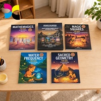 Livre d'activités pour enfants personnalisé avec couverture rigide, pelliculage mat, papier écologique, cahier d'exercices éducatifs STEM pour enfants, livraison rapide