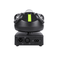 Solution d'éclairage de scène compacte : Projecteur rotatif stroboscopique laser blanc chaud pour discothèques, boîtes de nuit, KTV, DMX512 E27