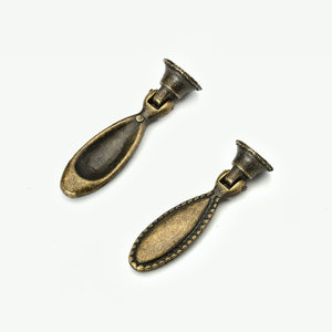 Pegangan liontin furnitur Aloi seng retro antik kenop pintu laci kabinet aksesori perangkat keras furnitur perunggu - Product Image 3