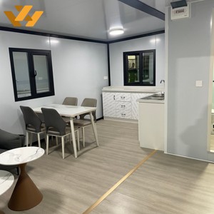 Bâtiments modulaires préfabriqués en panneaux sandwich de 20, 30 et 40 pieds, directement de l'usine, pour bureaux résidentiels temporaires, maisons conteneurs pliables et extensibles - Product Image 3