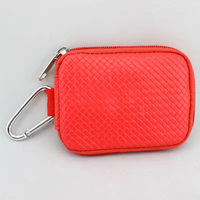 Pochette en néoprène à fermeture éclair pour huiles essentielles, avec grande mousquetelle, pour 10 flacons de 5/8 dram