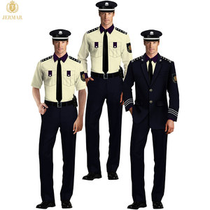 Chemise d'uniforme <span class=keywords><strong>de</strong></span> sécurité beige respirante, antistatique et résistante aux taches, style professionnel, pour la patrouille <span class=keywords><strong>de</strong></span> sécurité et les tenues <span class=keywords><strong>de</strong></span> travail - Product Image 1