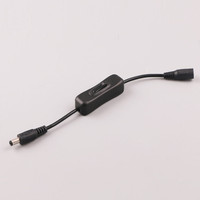 Câble USB mâle vers femelle DC 55*21, 1 pièce, avec interrupteur