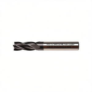Fresa de extremo estándar HSS-Co TA1416 con recubrimiento de TiAlN, helicoidal de 30 grados, 4 filos, vástago Weldon para acabado - Product Image 2